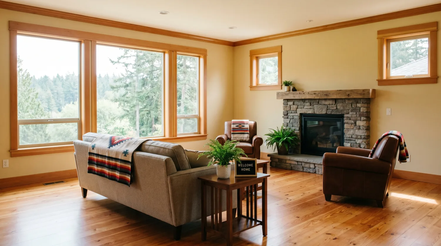 A fully restored Portland-area home after RescueHero completed water damage reconstruction