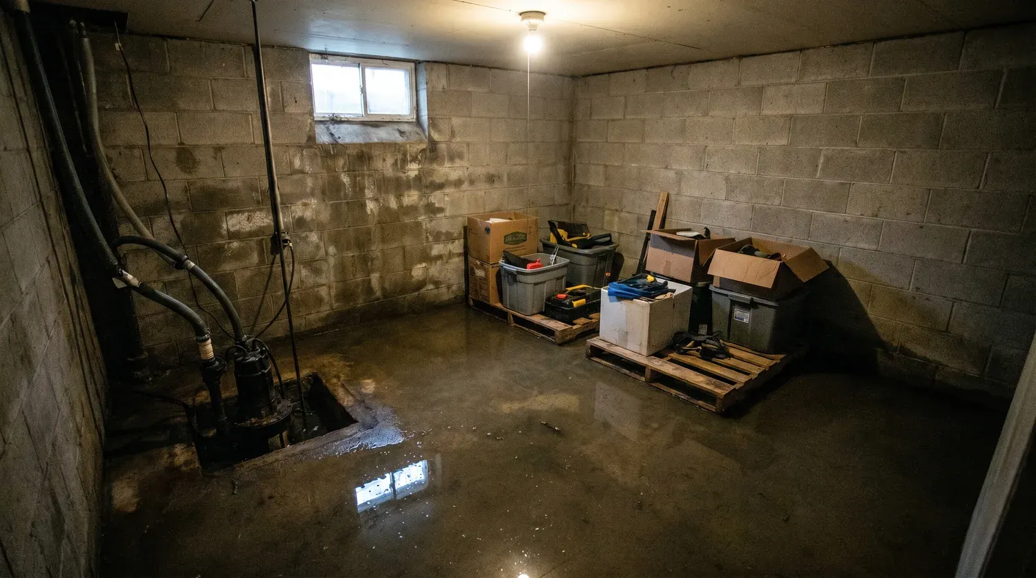 Flooded Basement Cleanup